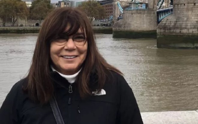 Margareth Boury em viagem pessoal