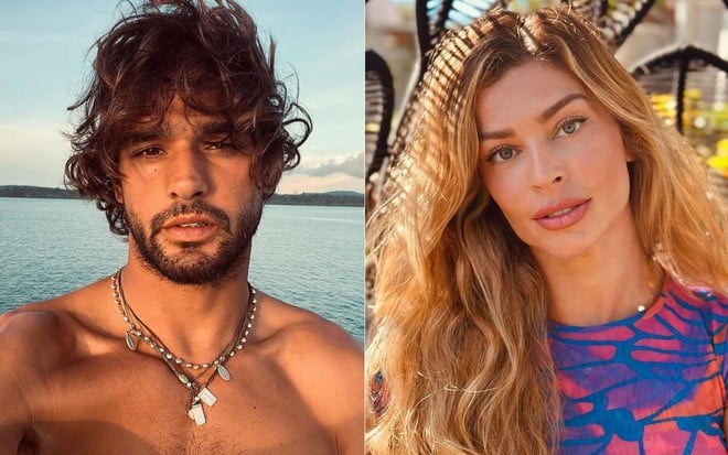 Montagem com imagens de Marlon Teixeira (à esq.) e Grazi Massafera