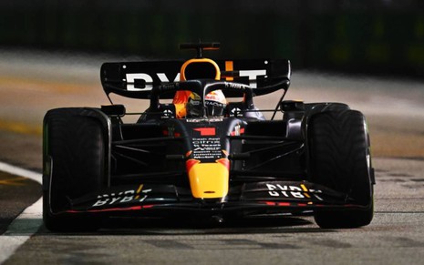 Imagem do carro de Max Verstappen na Fórmula 1