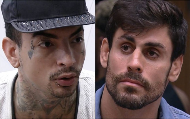 Montagem com MC Guimê e Antônio Cara de Sapato no BBB 23