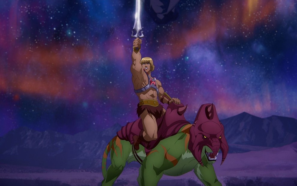 He-Man em cena da parte 2 de Mestres do Universo: Salvando Eternia