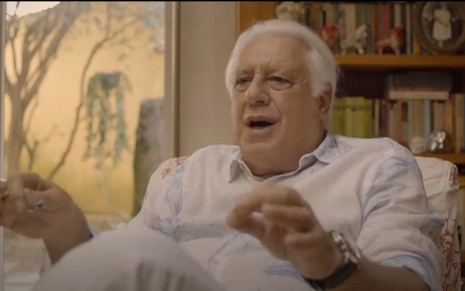Antonio Fagundes em cena de Mise En Scène, documentário disponível no Globoplay