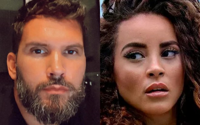 Na montagem: Moritz Carlo (à esquerda) e Domitila Barros (à direita)