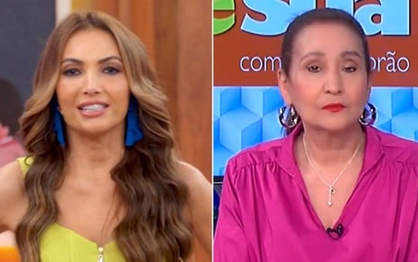Sonia Abrão na RedeTV! e Patrícia Poeta na Globo
