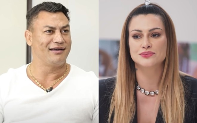 Montagem com Acelino Freitas, o Popó, e Cleo