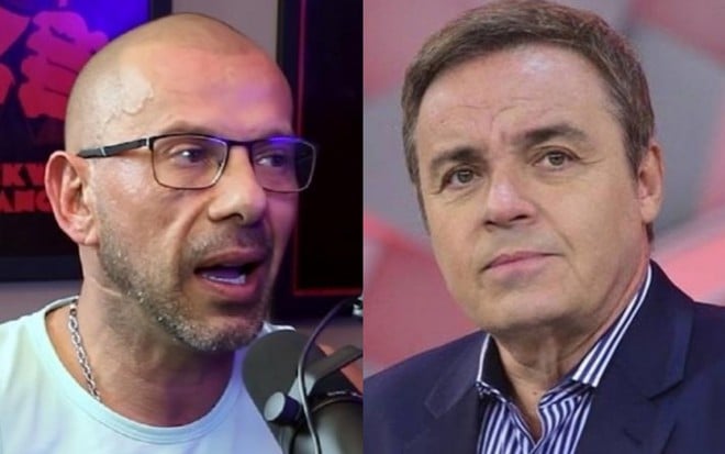 Rafael Ilha (à esquerda) e Gugu Liberato (à direita)