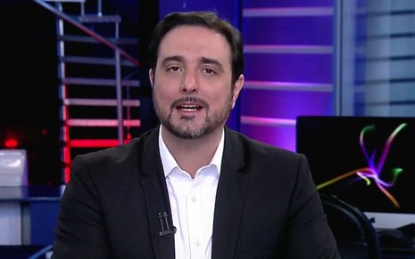 Silvio Navarro na cobertura da RedeTV! sobre manifestações pelo Brasil em 7 de setembro de 2021