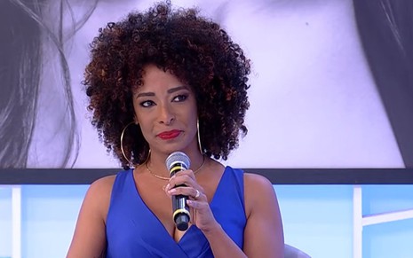Alinne Prado no Sensacional, da RedeTV!, de 30 de setembro de 2021