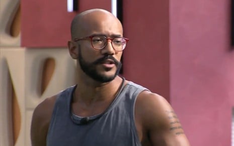 Ricardo Camargo durante o BBB 23