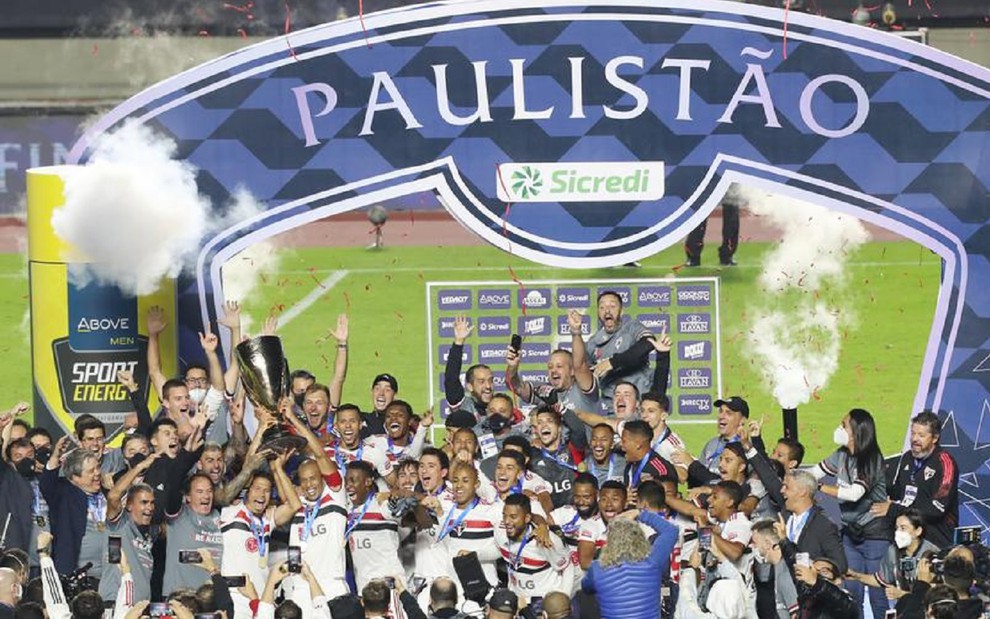 Chamada do Campeonato Paulista  Paulistão 2022 na Record - Sorteio de  Grupos (09/11/2021) 