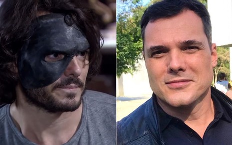 Daniel Andrade como Miguel em Chiquititas (esquerda) e em foto para seu Instagram (direita)