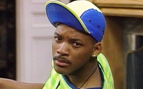 Will Smith em cena da série Um Maluco no Pedaço (1991-1996), exibida no SBT