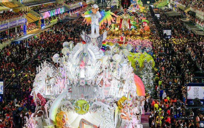 Desfile da São Clemente em 2022: escola está na Série Ouro