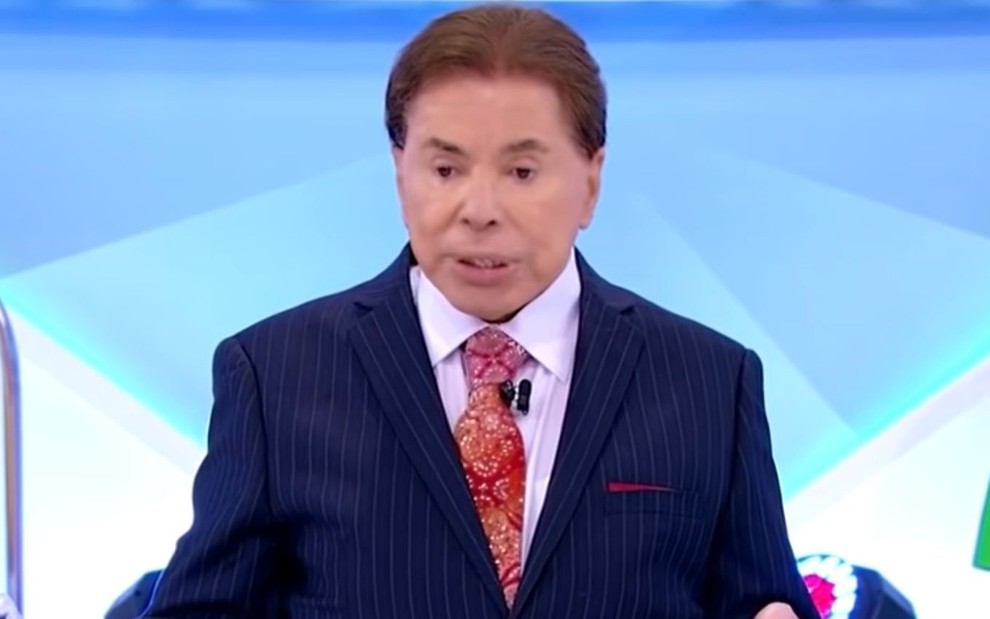 Imagem de Silvio Santos em seu programa no SBT