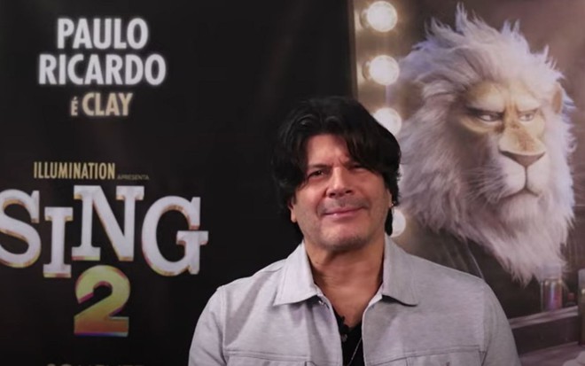 Paulo Ricardo em vídeo de divulgação para a animação Sing 2