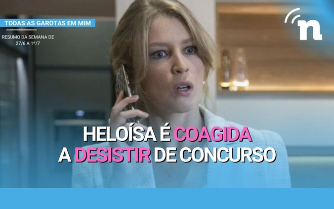 Heloísa é pressionado por Júlio a desistir do concurso de miss