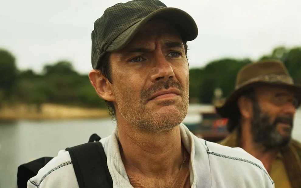 Retrato de Rafa Sieg em cena de Pantanal, novela da Globo