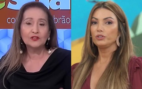 Sonia Abrão na RedeTV! e Patrícia Poeta na Globo