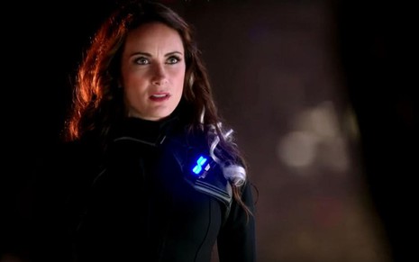 Laura Benanti em cena da série Supergirl