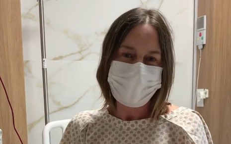 Susana Naspolini após passar por transfusão de sangue
