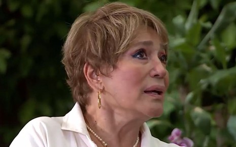 Susana Vieira em entrevista na Globo