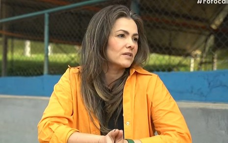 Suzana Alves em entrevista para o programa Fofocalizando