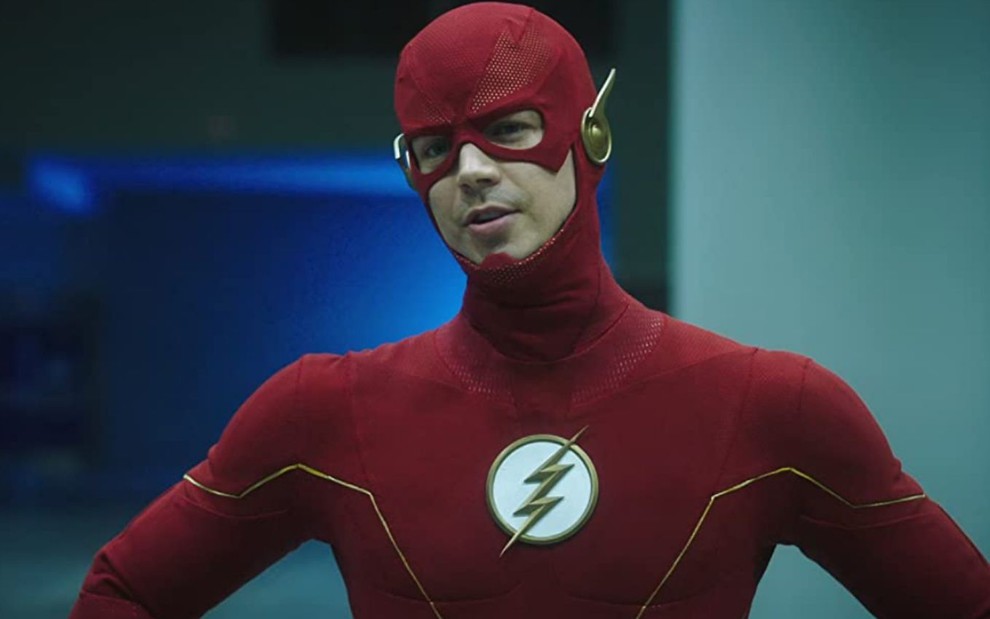 Grant Gustin em cena da oitava temporada de The Flash
