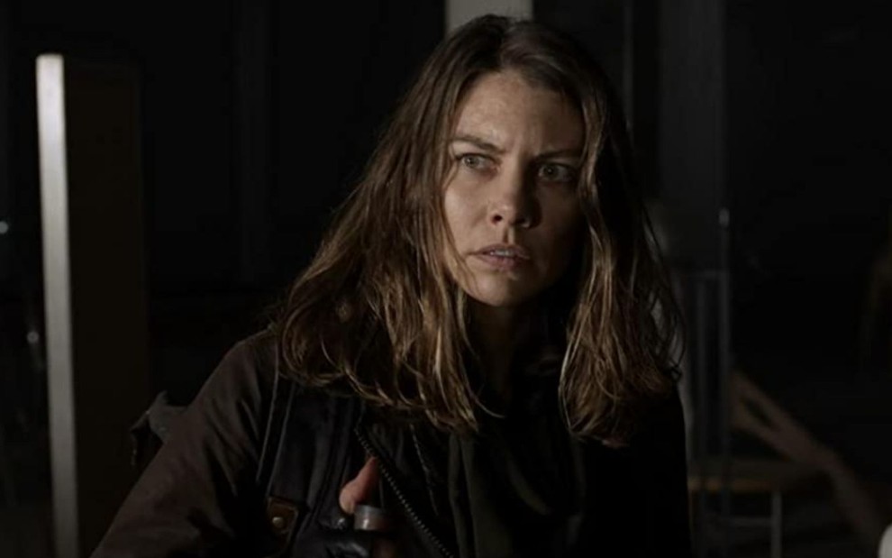 Lauren Cohan segura faca em cena da 11ª temporada de The Walking Dead