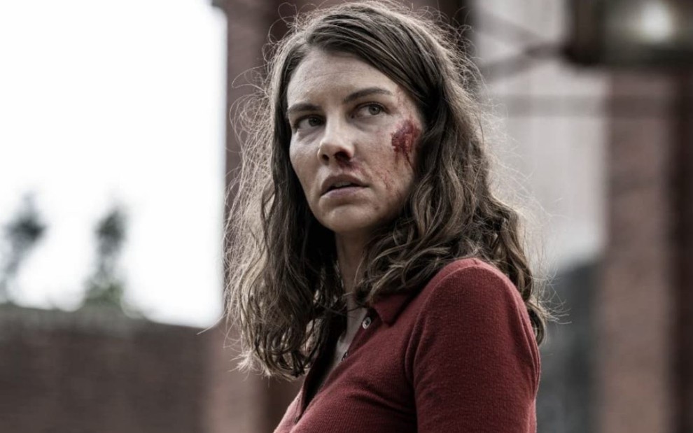 Lauren Cohan em cena do nono episódio da 11ª temporada de The Walking Dead