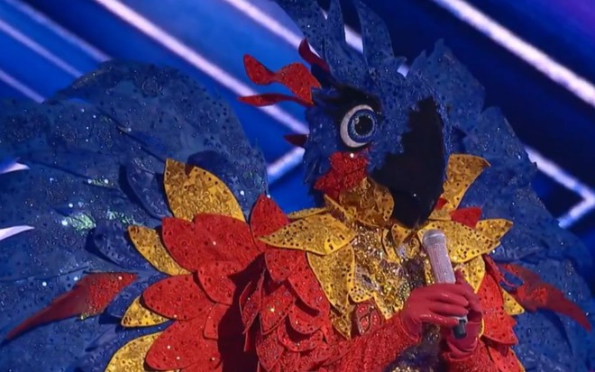 Imagem da Arara no The Masked Singer Brasil