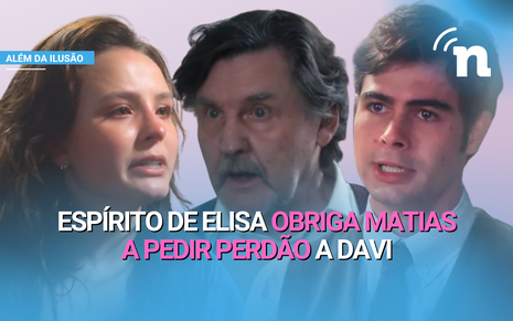 Isadora (Larissa Manoela) se transforma em Elisa para fazer Matias (Antonio Calloni) confessar assassinato e inocentar Davi