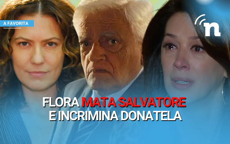 Flora vai provar mais uma vez sua maldade e matará Salvatore para acabar com a vida de Donatela