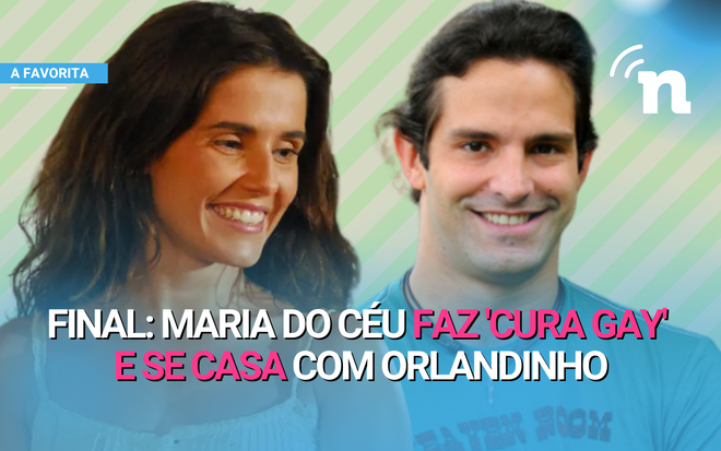 Maria do Céu desiste de Halley e Cassiano e se casa com Orlandinho