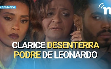 Clarice (Taís Araujo) descobre podre de Leonardo (Ícaro Silva) e choca Martha (Claudia Di Moura)