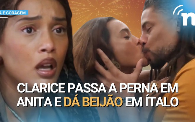 Clarice coloca chifres em Anita ao beijar Ítalo