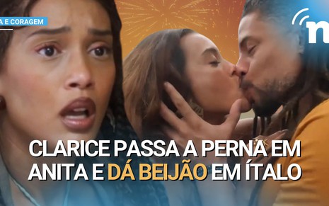 Clarice coloca chifres em Anita ao beijar Ítalo