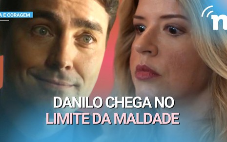 Danilo (Ricardo Pereira)usa Chiquinho (Guilherme Tavares), e Rebeca (Mariana Santos) sai de casa