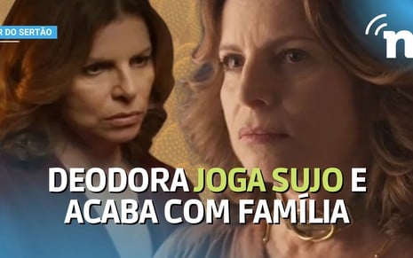 Deodora (Debora Bloch) arma plano podre para salvar marido da desgraça