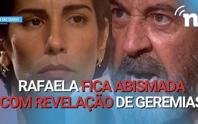 Rafaela (Gloria Pires) fica chocada com revelação de Geremias (Raul Cortez) em O Rei do Gado