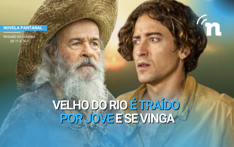 Velho do Rio (Osmar Prado) vai surtar com Jove (Jesuíta Barbosa) após descobrir que o neto o fotografou e ameaçará desaparecer