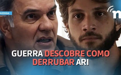 Guerra (Humberto Martins) descobre como detonar Ari (Chay Suede) nos próximos capítulos de Travessia