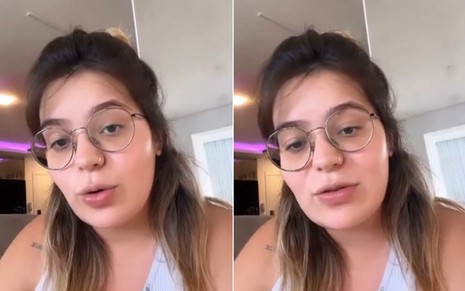 Montagem com duas fotos de Viih Tube