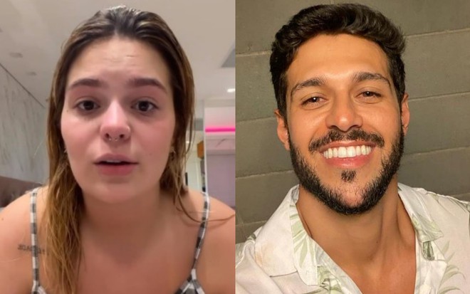 Viih Tube e Rodrigo Mussi estão lado a lado em montagem de fotos