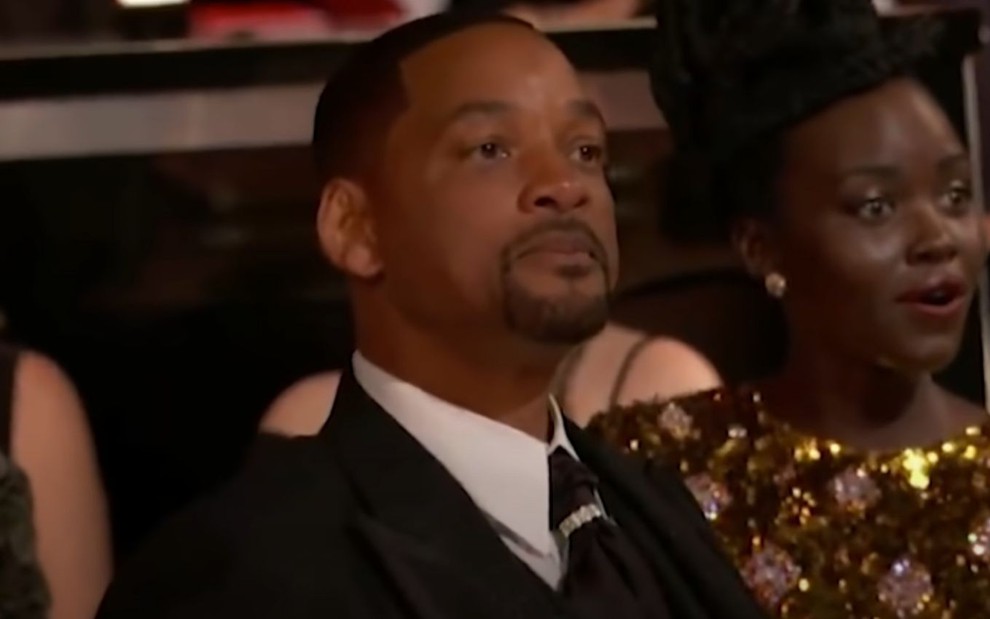 Will Smith durante a cerimônia do Oscar 2022