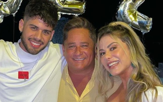 Imagem de Zé Felipe, Leonardo e Poliana Rocha