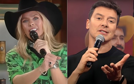 Galisteu e Faro na Record