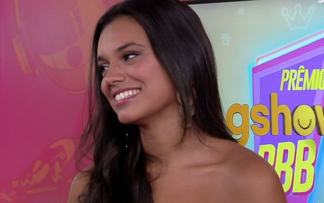 Alane Dias durante o Prêmio Gshow BBB