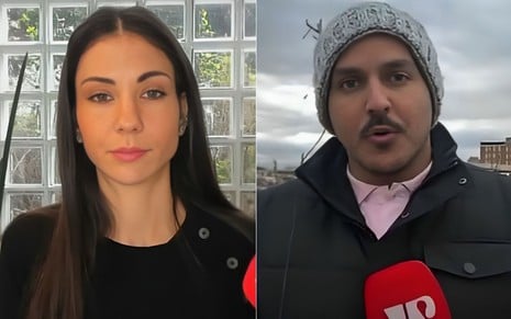 Montagem de Amanda Klein e Eliseu Caetano na Jovem Pan