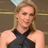 Ana Hickmann em estúdio do Hoje em Dia, na Record, com expressão séria
