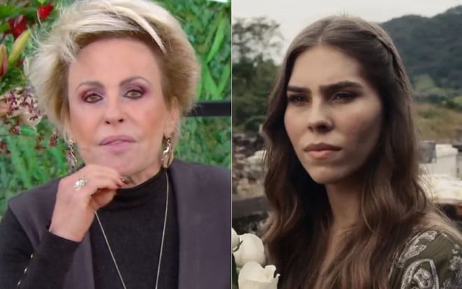 Ana Maria Braga no Mais Você e Gabriela Medeiros em Renascer